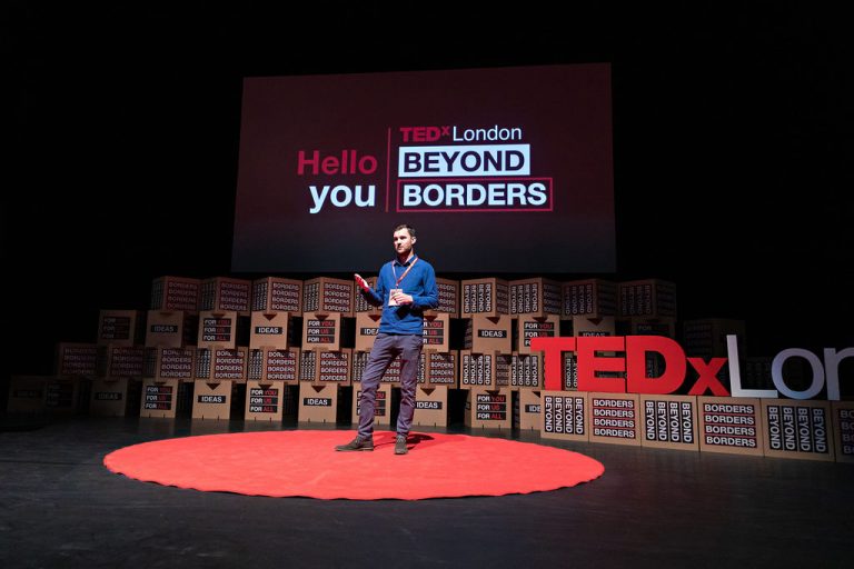 Felix Wight at TedX London. Photo Rory Lindsay